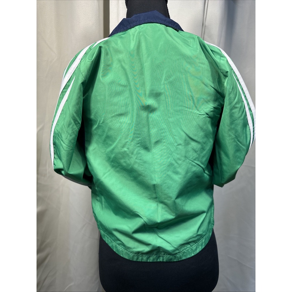Adidas Boy's Blue & Green Full Zip‎ Windbreaker Lightweight Jacket Size 5 - Picture 4 of 5